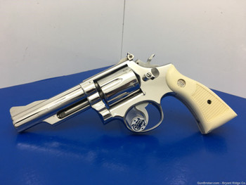 1972 Smith Wesson 66 .357 Mag 4" *BREATHTAKING BRIGHT STAINLESS FINISH!*