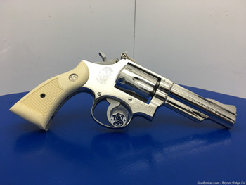 1972 Smith Wesson 66 .357 Mag 4" *BREATHTAKING BRIGHT STAINLESS FINISH!*