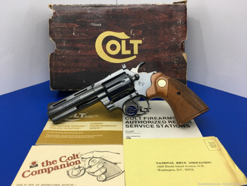 1981 Colt Diamondback .22 Lr Blue 4" *LEGENDARY SNAKE SERIES REVOLVER*