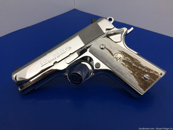 1989 Colt Officers ACP MKIV .45 ACP *BREATHTAKING BRIGHT STAINLESS*