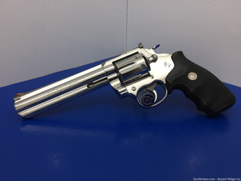 1993 Colt King Cobra .357 Mag BRIGHT STAINLESS 6" *SCARCE ENHANCED MODEL*