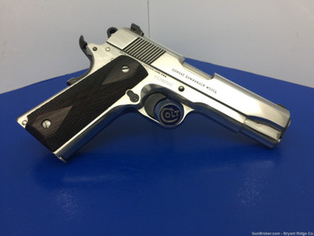 1998 Colt Combat Commander .45 ACP 4.5" *BREATHTAKING BRIGHT STAINLESS*
