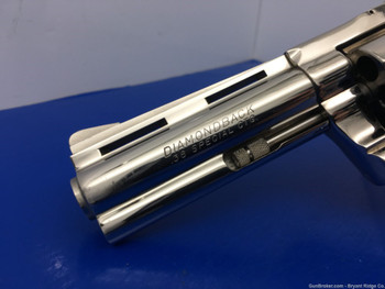 1978 Colt Diamondback .38 Special 4" *INCREDIBLY DESIRABLE NICKEL FINISH*