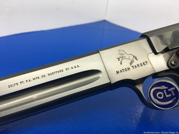 1969 Colt Woodsman Match Target .22 Lr Blue 6" *PRISTINE 3RD SERIES MODEL!*