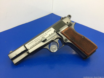 FN Belgium Browning Hi-Power 9MM Blue 4.7" *RARE "E" SERIES PREFIX MODEL*