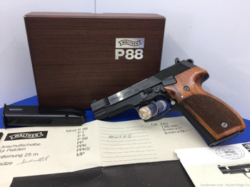 1988 Walther P88 9mm Blue 4" *SECOND YEAR OF PRODUCTION EXAMPLE* New In Box