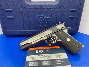 *SOLD* 1986 Colt Gold Cup National Match .45 ACP ROYAL BLUE 5" *AWESOME COLT 1911*