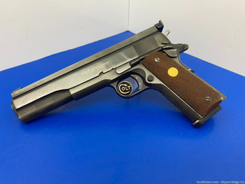 1977 Colt Series 70 Government .45 ACP Blue *JIM CLARK LONG HEAVY SLIDE*