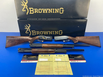 Browning 12 28 Gauge 26" *ULTRA RARE CONSECUTIVE SERIAL SET #2 of 3 sets*