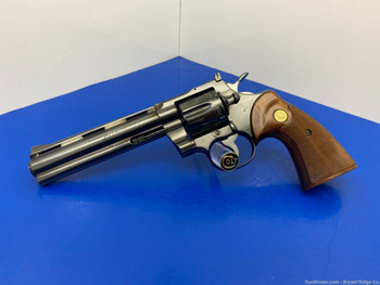 1970 Colt Python Royal Blue 6" *ABSOLUTELY STUNNING* Astounding Example