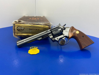 1977 Colt Trooper MKIII .357 Mag Blue 6" *SIMPLY AWESOME COLT REVOLVER*