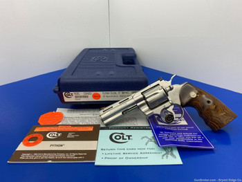 2003 Colt Python Elite 4" *EXTRAORDINARY COLT CUSTOM SHOP PYTHON*