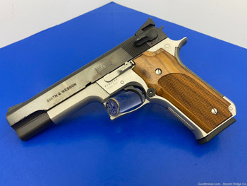 1988 Smith Wesson 745 .45 ACP 5" *STUNNING DUO TONE FINISH!*