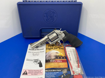 2008 Smith Wesson 620 .357 Mag Stainless 4"*AMAZING DOUBLE ACTION REVOLVER*