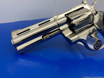 1969 Colt Python .357 Mag Nickel 4" *LEGENDARY COLT SNAKE SERIES!*