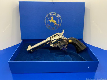 1999 Colt Single Action Army .45 LC *ABSOLUTELY GORGEOUS NICKEL FINISH*