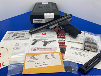 2014 Ruger Mark III Target .22 LR Blue *INCREDEIBLE SEMI AUTO PISTOL!*