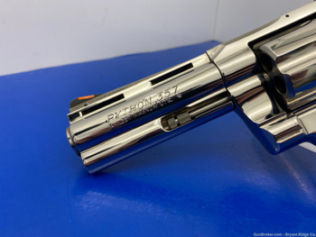 1995 Colt Python .357 Mag 4" *FACTORY ULTIMATE BRIGHT STAINLESS FINISH*