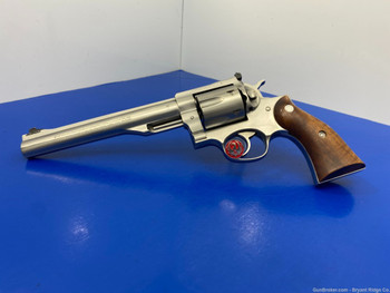 1982 Ruger Redhawk .44 Mag Stainless 7.5" *AMAZING DOUBLE ACTION REVOLVER*