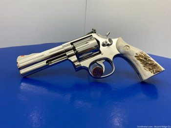 1991 Smith Wesson 686-3 .357Mag 4" *EXTRAORDINARY BRIGHT STAINLESS FINISH*