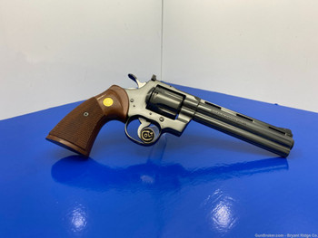 1980 Colt Python .357 Mag Blue 6" *LEGENDARY SNAKE SERIES REVOLVER*