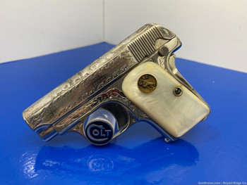 1912 Colt 1908 .25/c Nickel 2" *DESIRABLE NICKEL FINISH PISTOL!*