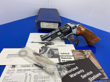 1983 Smith Wesson 24-3 .44Spl Blue 4" *ULTRA RARE FULL TARGET FEATURES*