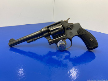 Smith Wesson .32 Hand Ejector Third Model Blue 4" *AMAZING REVOLVER*