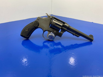 Smith Wesson .32 Hand Ejector Third Model Blue 4" *AMAZING REVOLVER*