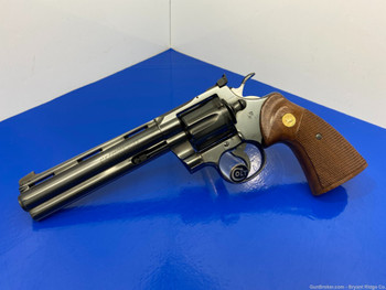 1968 Colt Python .357 Mag Royal Blue 6" *GORGEOUS SNAKE SERIES REVOLVER!*