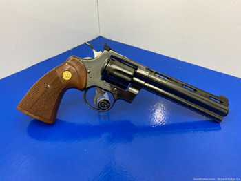 1968 Colt Python .357 Mag Royal Blue 6" *GORGEOUS SNAKE SERIES REVOLVER!*