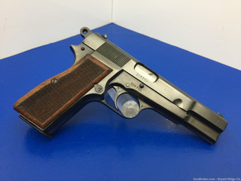 FN Belgium Browning Hi-Power 9MM Blue 4.7" *RARE "E" SERIES PREFIX MODEL*