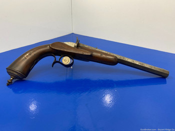 Flobert Salon Pistol 6mm Blue *DESIRABLE 9.25" OCTAGON BARREL!*