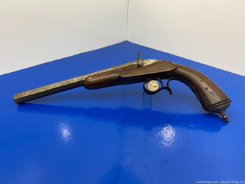 Flobert Salon Pistol 6mm Blue *DESIRABLE 9.25" OCTAGON BARREL!*
