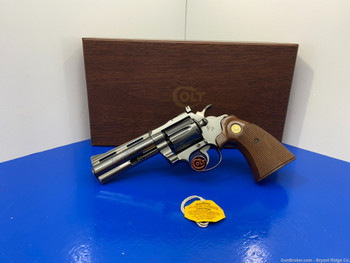 1977 Colt Diamondback .38 Spl Blue 4" *BEAUTIFUL SNAKE SERIES REVOLVER*