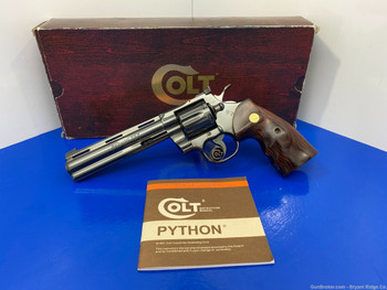 1979 Colt Python .357 Mag Blue 6" *ABSOLUTELY GORGEOUS SNAKE*