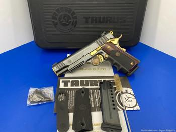 Taurus PT 1911 AR .38 Super *GORGEOUS POLISHED BLUE & GOLD FINISH!*