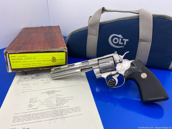 1983 Colt Python SILVER SNAKE .357 Mag Stainless *ONLY 250 EVER MADE*