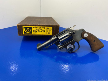 1968 Colt Detective Special .38 Special Blued *ULTRA RARE 3" BARREL MODEL*