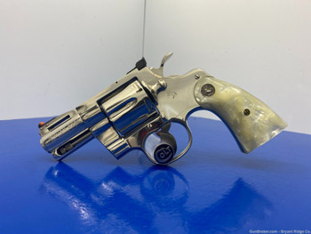 1973 Colt Python .357 Mag 2" *ULTRA RARE & DESIRABLE NICKEL FINISH* 2.5inch