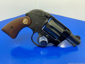 1968 Colt Agent .38 Spl Blue 2" *1st ISSUE MODEL* Rare Factory Shrouded
