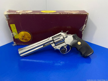 1986 Colt King Cobra .357 Mag Stainless 6" *FIRST YEAR OF PRODUCTION MODEL*