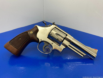 1985 Smith Wesson 29-3 .44 Mag Nickel 4" *GORGEOUS DOUBLE ACTION REVOLVER!*