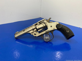 Hopkins & Allen Safety Police .38S&W Nickel 3.25"*5-SHOT TOP-BREAK REVOLVER