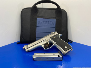 1997 Beretta 92FS 9mm Stainless 5.1" *FACTORY LASER GRIP MODEL*