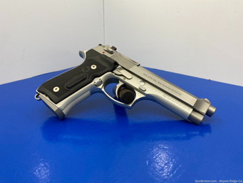 1997 Beretta 92FS 9mm Stainless 5.1" *FACTORY LASER GRIP MODEL*