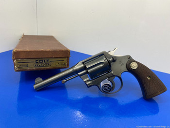 1934 Colt Police Positive Special .38 Spl Blue 4" *SECOND ISSUE MODEL!*