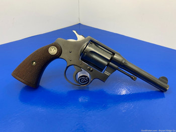 1934 Colt Police Positive Special .38 Spl Blue 4" *SECOND ISSUE MODEL!*