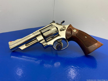 Smith Wesson 57 No-Dash .41 Mag Nickel 4" *DESIRABLE NICKEL FINISH*