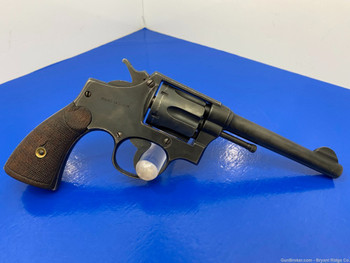 Garate Anitua Eibar 1924 .38 Spl Blue 5" *GORGEOUS PRE WWI REVOLVER!*